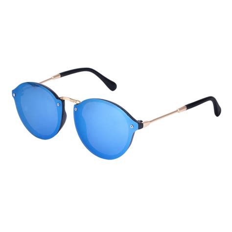 Debonair - Blue Round Sunglasses ( GENRS.BlueMRCY ) - Buy Debonair ...