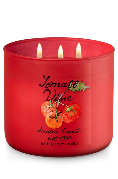 Tomato Vine 3-Wick Candle - Home Fragrance 1037181 - Bath & Body Works | Bath body works candles ...