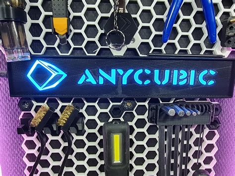 ANYCUBIC LED LOGO by TXT-Tlusty | Download free STL model | Printables.com