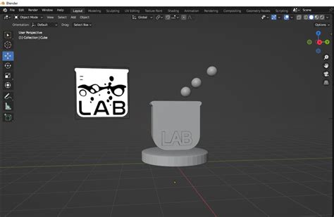 made the bonelab logo :3 ( I don't use blender but wanted to see if I ...