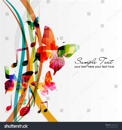 Colorful Music Background Stock Vector (Royalty Free) 100261520 ...