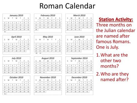 The Roman Calendar For A.D. 2024 - Dulsea Caralie