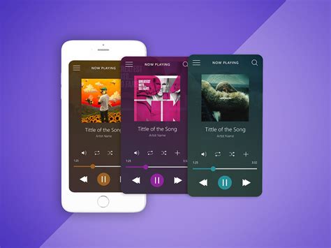 Music Player Interface - Free UI Mockup + Illustration :: Behance