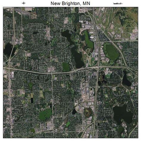 Aerial Photography Map of New Brighton, MN Minnesota