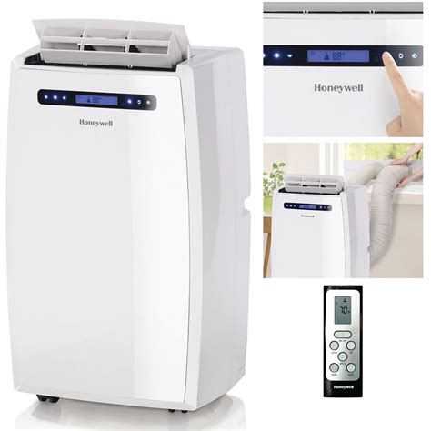 Honeywell MN Series Dual-Hose Portable Air Conditioner with Dehumidifier and Remote Control for ...