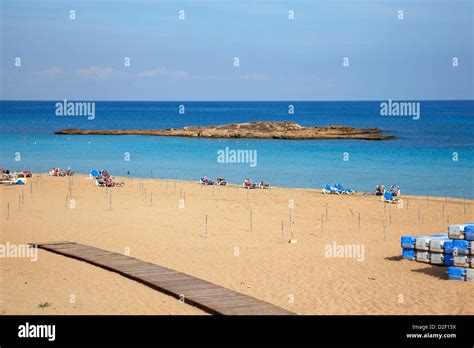 Fig tree bay beach protaras hi-res stock photography and images - Alamy