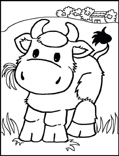 Realistic Cow Coloring Pages at GetDrawings | Free download