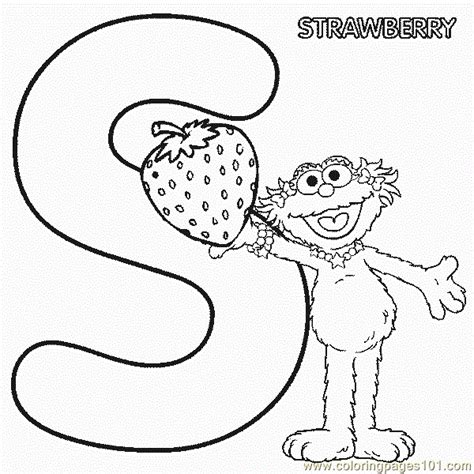 Elmo Alphabet Coloring Pages - Coloring Home