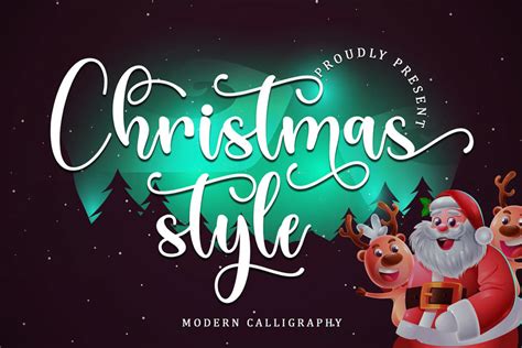 Christmas Style Calligraphy Font - Free Download