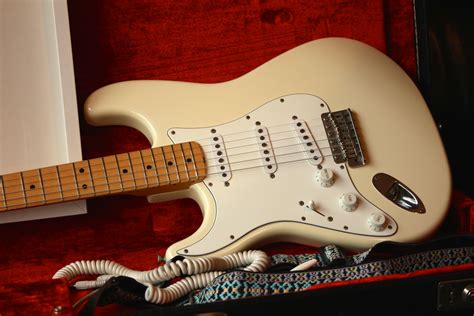 Fender Stratocaster Jimi Hendrix 1997 Olympic White Guitar For Sale SomeNeck Guitars