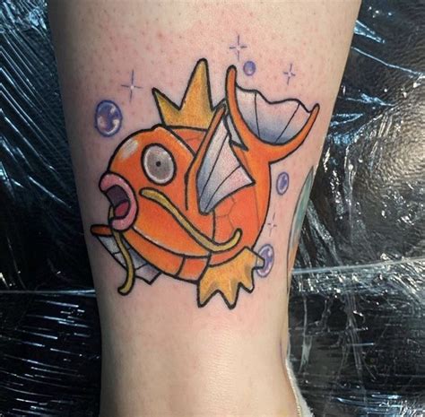 Anime Magikarp Tattoo | Tattoos, Anime tattoos, Australian tattoo