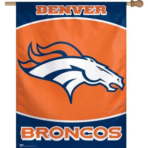 Denver Broncos Banner Flag 27in x 37in- Party City | Broncos, Denver broncos, Online party store