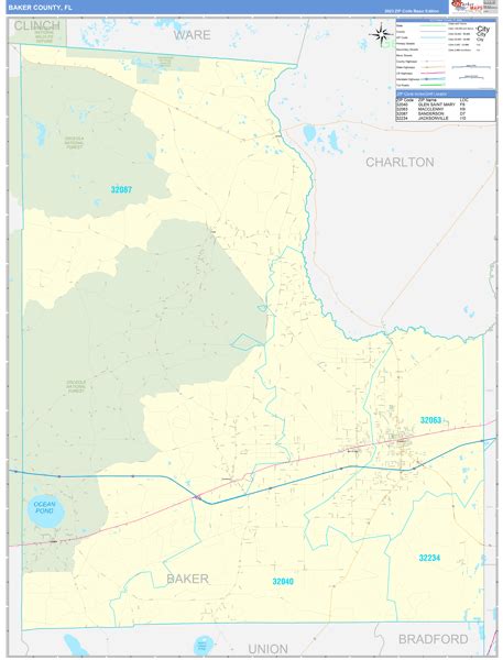 Map Books of Baker County Florida - marketmaps.com