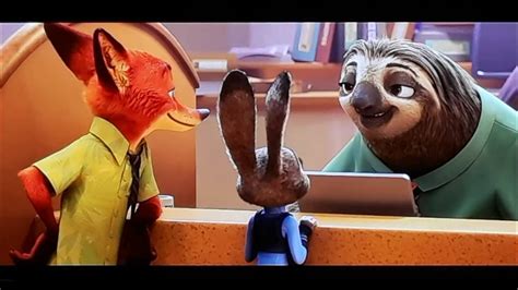 Zootopia Sloth Scene - YouTube