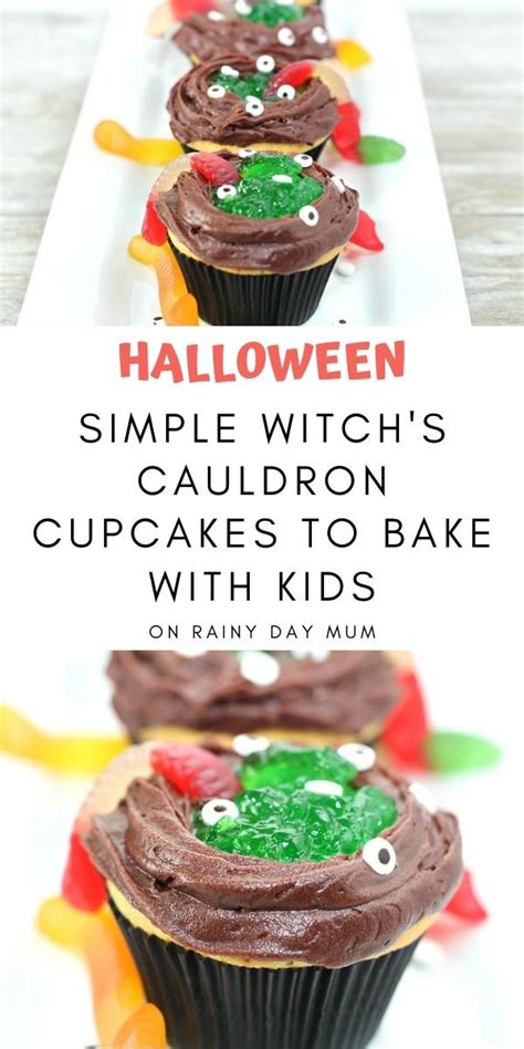 Easy Halloween Recipe - Witches Cauldron Cakes