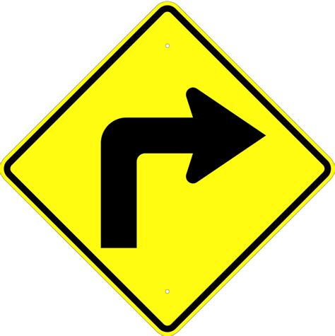 Turn Right Symbol Sign – U.S. Signs and Safety