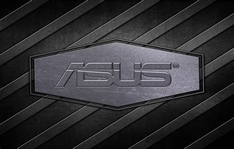 Wallpaper Logo, Logo, Steel, ASUS, Digital Art for mobile and desktop ...