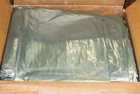 CASE OF 38"X60" CLEAR INDUSTRIAL GARBAGE BAGS