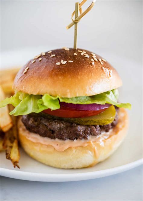 EASY Oven Baked Hamburgers - I Heart Naptime