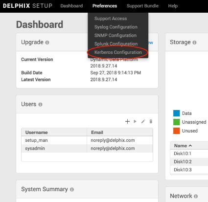 Kerberos Configuration - Delphix Masking 5.3.4