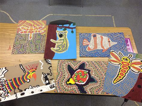 Aboriginal animal paintings | Kids art projects, Australian art, Art ...