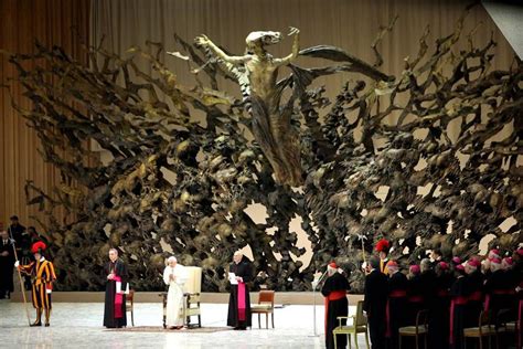 The Resurrection Popes Intriguingly Sinister Sculpture Lazer Horse | Vatican, Pope francis, Pope