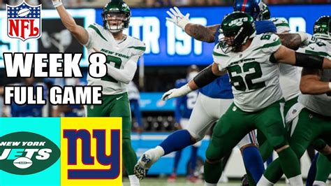 New York Jets vs New York Giants FULL GAME Week 8 | NFL Highlights ...