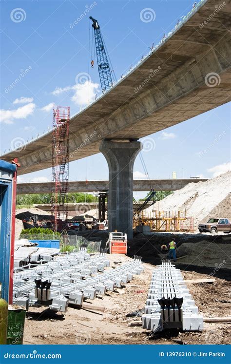 Freeway construction stock photo. Image of people, construction - 13976310