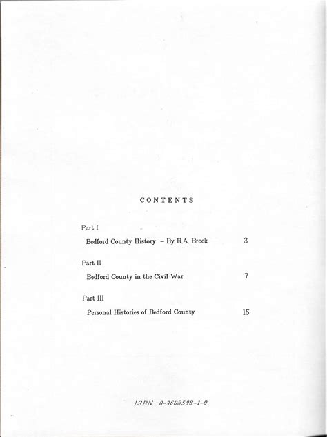 A History of Bedford County With Family Histories and Roster of Civil ...