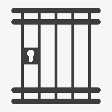 Person In Jail Clipart Coloring