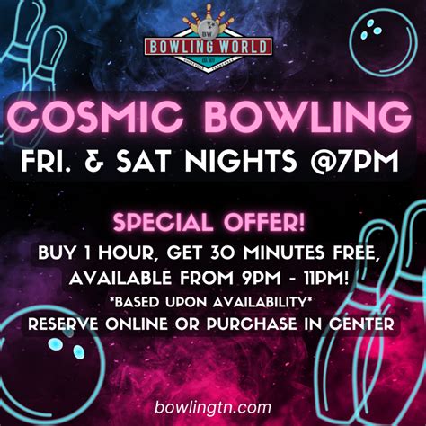 BW Specials – Bowling World