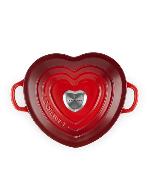 Le Creuset Heart Shape Cast Iron Casserole Dish (20cm) | Harrods DE