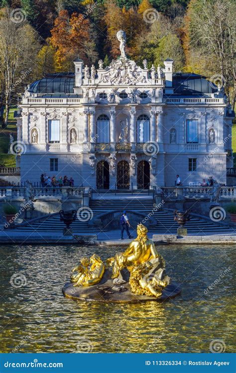 Bavaria, Germany - October 15, 2017: Linderhof Palace 1863-188 ...