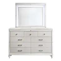 Ba9698w-050 New Classic Furniture Dresser - White