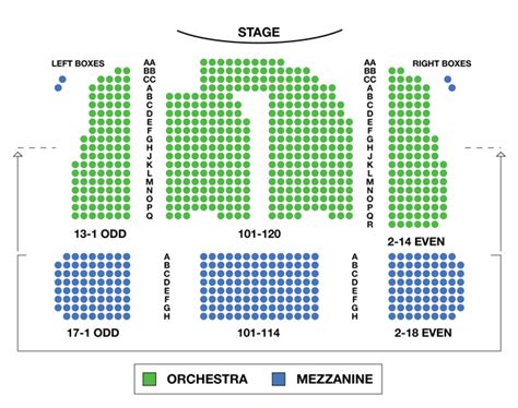 Booth Theatre Broadway Seating Charts