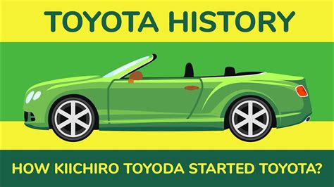 Toyota History - How Kiichiro Toyoda Started Toyota - YouTube