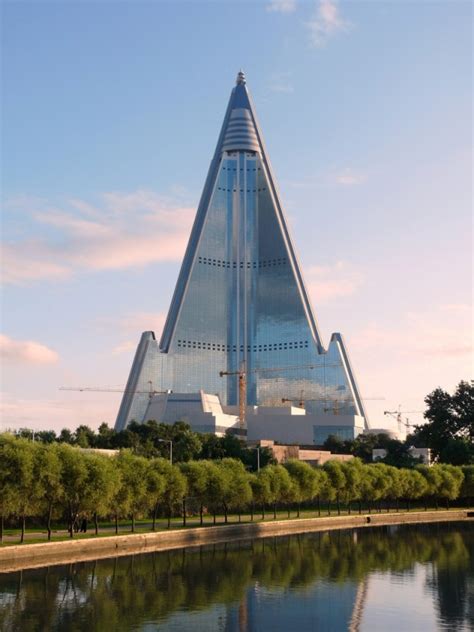 Nearly finished Ryugyong Hotel in Pyongyang North Korea - Photorator