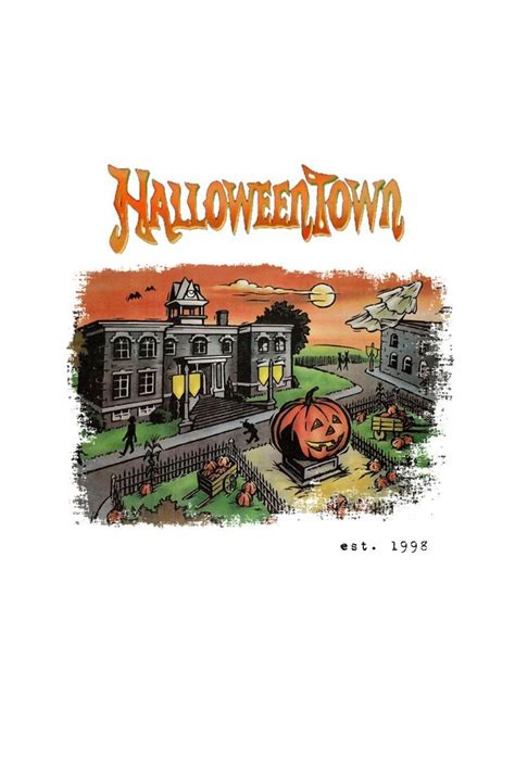 HalloweenTown | Halloween town, Vintage halloween, Halloween wallpaper