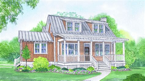 Bayou Cottage | Southern living house plans, Cottage plan ...