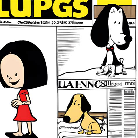 Lucy Liu in a Peanuts Comic Strip · Creative Fabrica