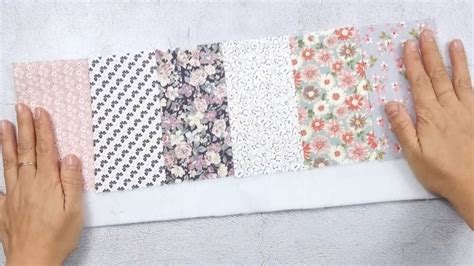 Sew the remaining fabric like this. It becomes a stylish fabric work ...