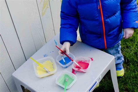 Easy DIY Chalk Paint - Busy Toddler