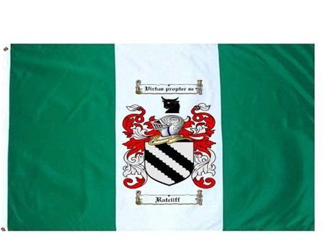 Ratcliff Coat of Arms Flag / Family Crest Flag - Coat of Arms