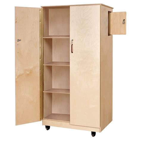 Buy Wood Designs Mobile Storage Cabinet With Hidden Compartment For ...