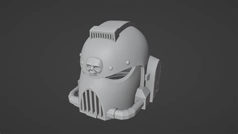 Space Marine Style Helmet 3D Printable - Etsy