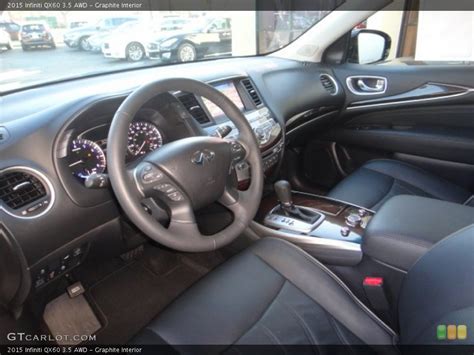 Graphite 2015 Infiniti QX60 Interiors | GTCarLot.com