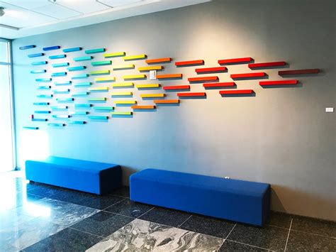 'SOARING IN FULL COLOR' | Large Wall Art Installation | Commercial Art | Branding Art / Rosemary ...