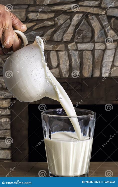 Pouring Milk stock image. Image of eating, motion, action - 289870379