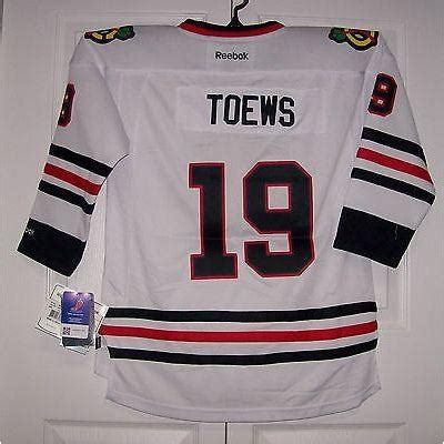 TOEWS Chicago Blackhawks Reebok Premier AWAY White YOUTH Jersey ...