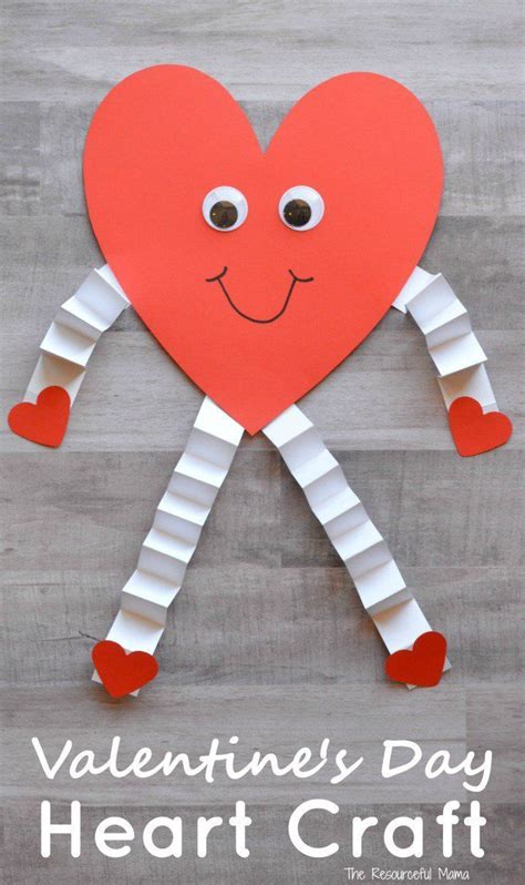 This heart person is a fun and easy Valentine's Day craft for kids ...